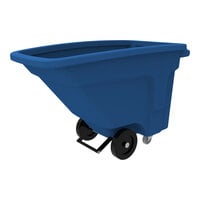 Toter NT005-00BLU 0.5 Cubic Yard Blue Tilt Truck / Trash Cart (400 lb.)