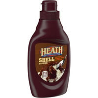 HEATH 7.25 fl. oz. Chocolate Flavored Shell Topping with Toffee Bits - 6/Case