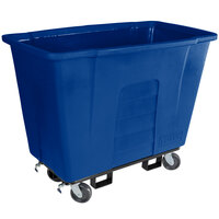 Toter AM110-00BLU 1 Cubic Yard Blue Universal Mobile Waste Receptacle (1000 lb. Capacity)