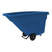 Toter NT010-00BLU 1 Cubic Yard Blue Utility Duty Tilt Truck with Handle (825 lb.)