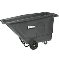 Toter UT010-00IGY 1 Cubic Yard Gray Utility Duty Tilt Truck with Handle (825 lb.)