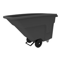 Toter NT010-00IGY 1 Cubic Yard Gray Utility Duty Tilt Truck with Handle (825 lb.)