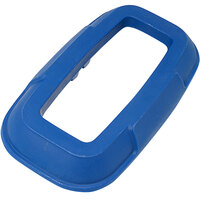 Toter ROL21-00BLU Blue Rectangular Open Top Lid for 23 Gallon Slimline Trash Cans