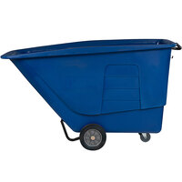 Toter UT115-00BLU 1.5 Cubic Yard Blue Tilt Truck / Trash Cart (1200 lb.)