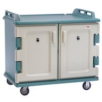 Cambro MDC1418S20192 Granite Green Meal Delivery Cart 20 Tray