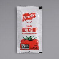 French's 9 Gram Tomato Ketchup Packets - 1000/Case