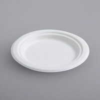 Fineline 42RP06 Conserveware 6" Bagasse Round Plate - 1000/Case