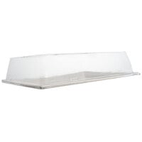 Fineline 42RCL138 Conserveware PETE Lid with Vent for 13" x 8" Rectangular Plate - 120/Case