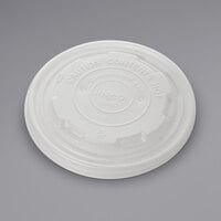 Fineline 42FCLPLA115 Conserveware CPLA Lid for 12/16/24/32 oz. Food Containers - 500/Case