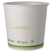 Fineline 42FC24 Conserveware 24 oz. PLA Lined Compostable Food Container - 500/Case