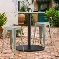 Lancaster Table & Seating Millennium 30 inch Round 3 inch Counter Height Column Outdoor Table Base