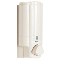 Dispenser Amenities 37170 Aviva 10 oz. Solid Vanilla Wall Mounted Locking Shower Dispenser with Bottle