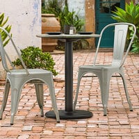 Lancaster Table & Seating Millennium 18 inch Round 3 inch Table Height Column Outdoor Table Base