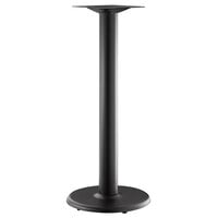 Lancaster Table & Seating Millennium 18 inch Round 4 inch Bar Height Column Outdoor Table Base