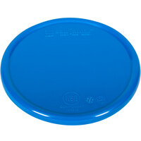 San Jamar / Escali SCDG11PLTBL 5 1/2 inch Blue Plastic Platform Cover for 11 lb. Round Digital Scales