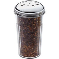 American Metalcraft 3317 12 oz. Plastic Spice Shaker with Perforated Metal Top
