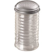 American Metalcraft BEE318 12 oz. Glass Beehive Dredge / Shaker with Stainless Steel Lid
