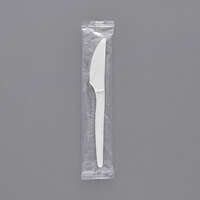 Eco Products EP-S071 7 inch Renewable Plant Starch Individually Wrapped Knife - 750/Case