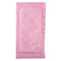 Pink 4" x 7" Absorbent Meat, Fish and Poultry Pad 40 Grams - 2000/Case