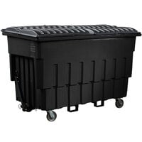 Toter FLM20-00BLK 2 Cubic Yard Blackstone Mobile Truck with Attached Lid (1000 lb. Capacity)