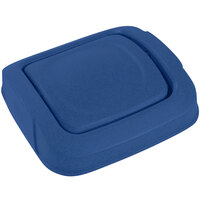 Toter SSD35-00BLU Blue Square Swing Door Lid for 35 Gallon Slimline Trash Cans