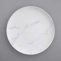 American Metalcraft MCP11MA Mix & Matte 11 1/2 inch Marble Round Coupe Melamine Plate