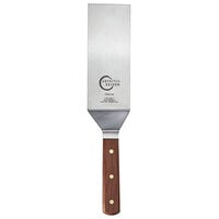 Mercer Culinary M18460 Praxis® 8" x 3" Square Edge Turner with Rosewood Handle
