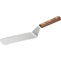 Dexter-Russell 19690 Traditional 8" x 3" Solid Grill Turner - Rosewood Handle