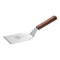 Mercer Culinary M18480 Praxis® 5" x 4" Heavy-Duty Turner with Rosewood Handle