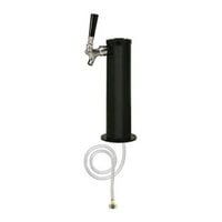 Micro Matic DS-431-211 Black ABS 1 Tap Tower - 3 inch Column