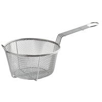 Carlisle 601000 8 5/8 inch Round Chrome-Plated Steel Coarse Mesh Culinary Basket