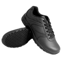 Genuine Grip 1030 Men's Size 10 Medium Width Black Leather Non Slip Shoe