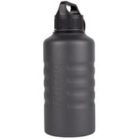 Grizzly 64 oz. Double Wall Stainless Steel Textured Charcoal Grip Bottle