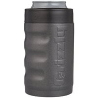 Grizzly 12 oz. Double Wall Stainless Steel Textured Charcoal Grip Can