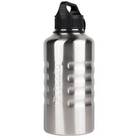 Grizzly 64 oz. Double Wall Brushed Stainless Steel Grip Bottle
