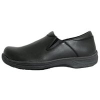 Genuine Grip 4700 Men's Size 12 Medium Width Black Ultra Light Non Slip Slip-On Leather Shoe