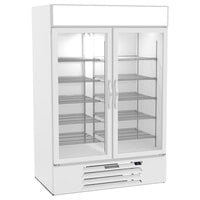 Beverage-Air MMR49HC-1-W-WINE MarketMax 52" White Glass Door Wine Refrigerator