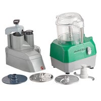 AvaMix Revolution CFBB342DC Combination Food Processor with 3 Qt. Clear Bowl, Continuous Feed & 2 Discs - 1 hp