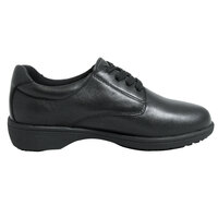 Genuine Grip 420 Women's Size 10 Medium Width Black Full Grain Leather Tie Non Slip Shoe