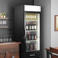 Beverage-Air MMR23HC-1-B-WINE MarketMax 27 inch Black Glass Door Wine Refrigerator