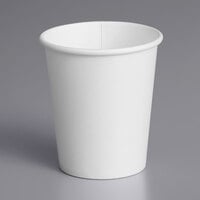 Choice 5 oz. White Poly Paper Cold Cup - 3000/Case