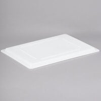 Cambro 1826CP148 26" x 18" White Poly Flat Lid for Food Storage Box
