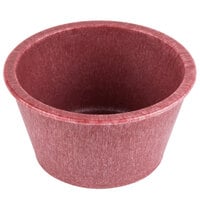 HS Inc. HS1014 2.5 oz. Raspberry Polyethylene Ramekin - 48/Case