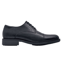 Shoes For Crews 1201 Senator Men's Size 12 Medium Width Black Water-Resistant Soft Toe Non-Slip Dress Shoe