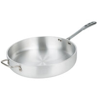 Vollrath 68747 Wear-Ever Classic Select 7.5 Qt. Straight Sided Heavy-Duty Aluminum Saute Pan with TriVent Chrome Plated Handle