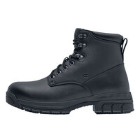 Shoes For Crews 77319W August Women's Size 7 Wide Width Black Water-Resistant Steel Toe Non-Slip Work Boot