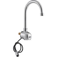 Equip by T&S 5EF-1D-WG Wall Mounted Sensor Faucet with 6 3/8 inch Swivel Gooseneck Spout and 2.2 GPM Aerator