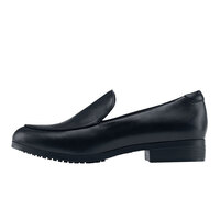 Shoes For Crews 56150 Riley Women's Size 5 Medium Width Black Water-Resistant Soft Toe Non-Slip Dress Shoe