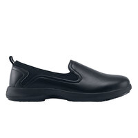 Shoes For Crews 35365 Quincy Women's Size 7 Medium Width Black Water-Resistant Soft Toe Non-Slip Casual Shoe