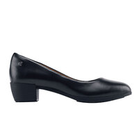 Shoes For Crews 51379 Willa Women's Size 5 1/2 Medium Width Black Water-Resistant Soft Toe Non-Slip Dress Shoe